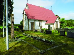 Kuvassa on Velkuan kirkko.